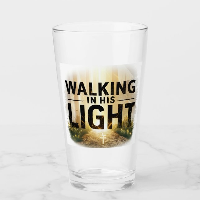 Walking in His Light Glass (Front)