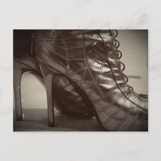 Walking in my shoes postcard