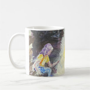 Walking in the Dark Me and Jesus coffee mug