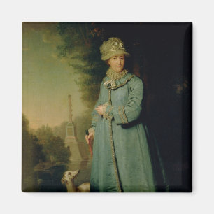 Walking in the Park at Tsarskoye Selo 1794 Magnet
