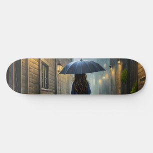 Walking in the rain skateboard