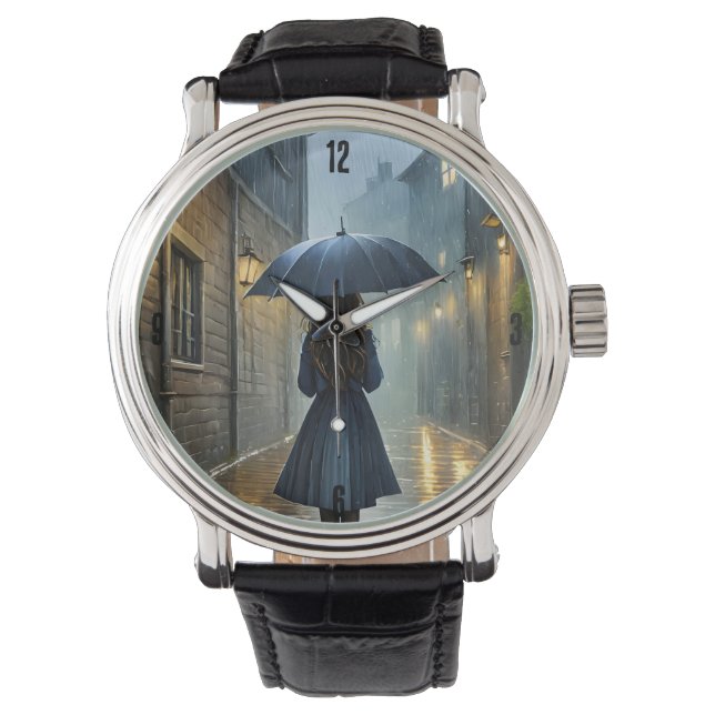 Walking in the rain watch (Front)
