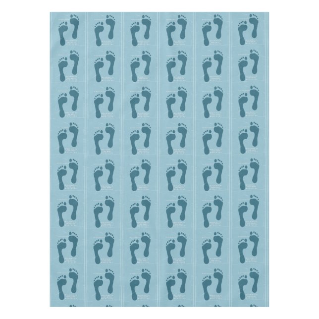 Walking is the best medicine Hippocrates quote Tablecloth (Front)