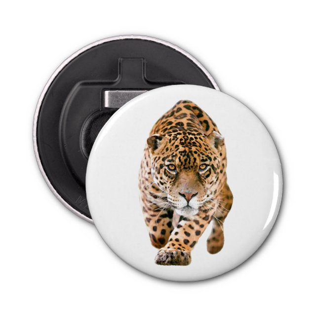 Walking Jaguar Eyes Bottle Opener (Front)