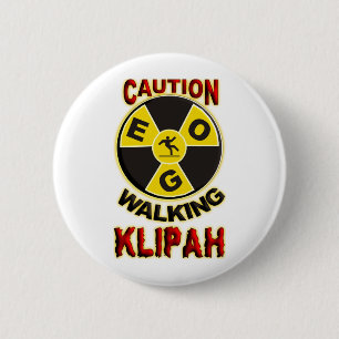 Walking Klipah 6 Cm Round Badge