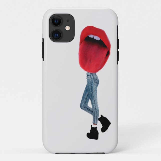 Walking Lips Case-Mate iPhone Case (Back)