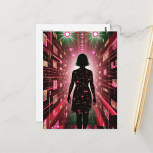 Walking Lost in the Algorithm Postcard