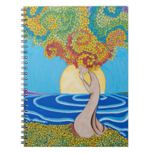 Walking Meditation Spiral Notebook