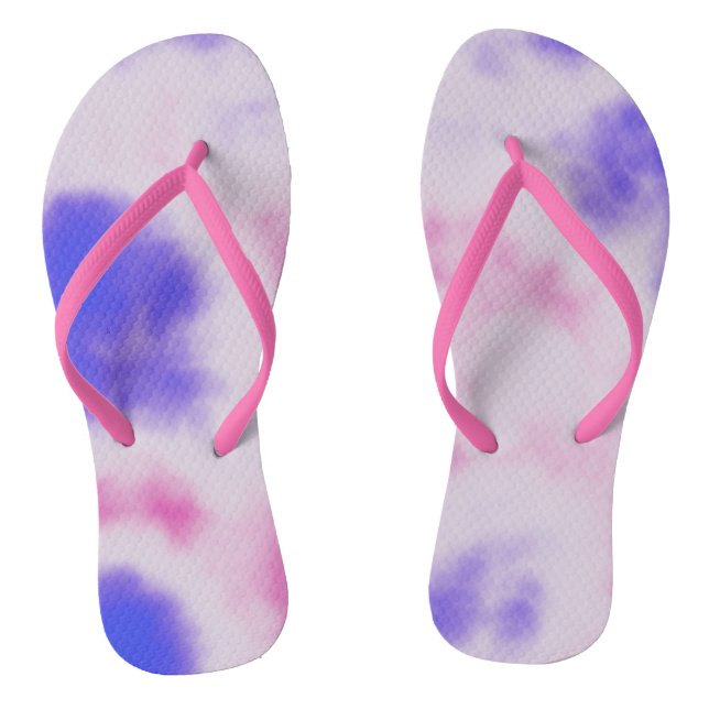 Walking on Clouds custom Flip Flops (Footbed)