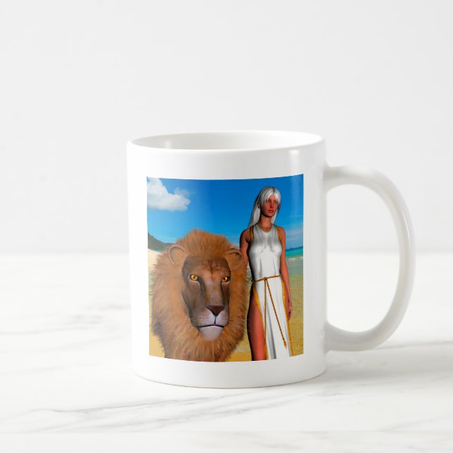 Walking on the Beach Coffee Mug (Right)