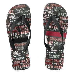 Walking on Wine Jandals