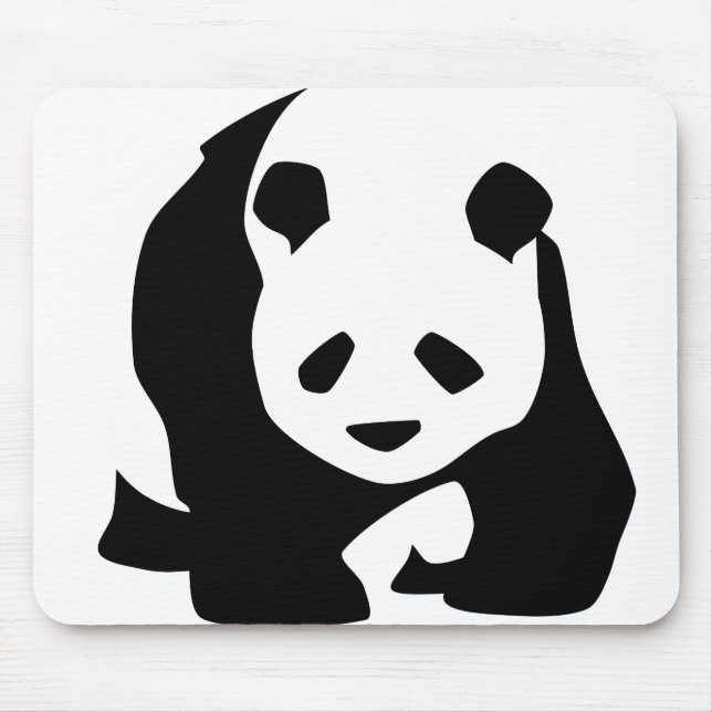 Walking Panda Mouse Pad (Front)