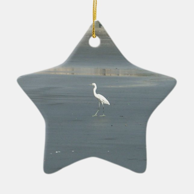 Walking solo.JPG Ceramic Tree Decoration (Front)