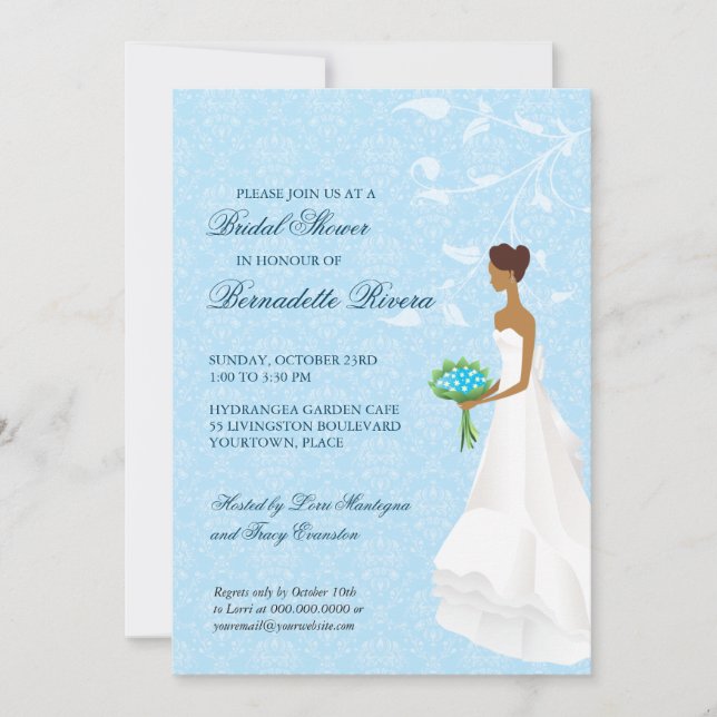 Walking the Aisle Bridal Shower Invitation (Front)