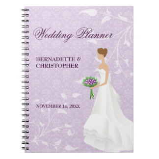 Walking the Aisle Purple Wedding Planner Notebook