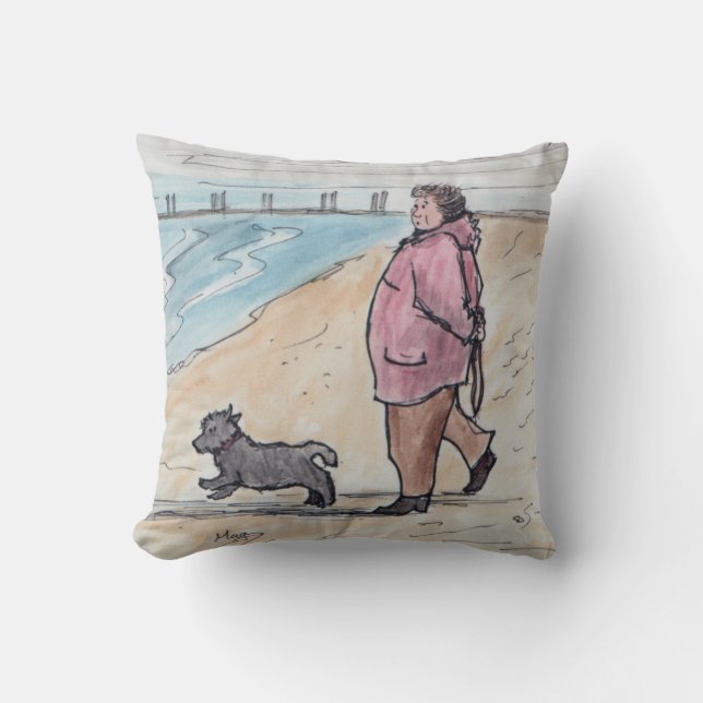 Walking the dog - 03 cushion (Front)
