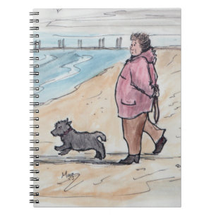 Walking the dog - 03 spiral notebook