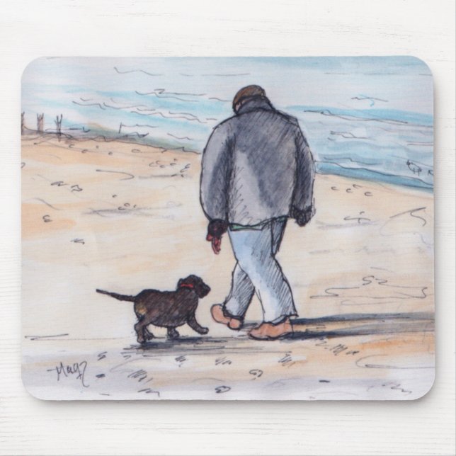 Walking the dog - 05 mouse pad (Front)