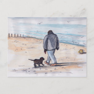Walking the dog - 05 postcard