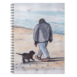 Walking the dog - 05 spiral notebook