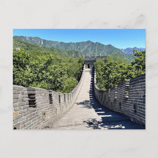 Walking the Great Wall of China — Scenic Path Post Postcard (Front)