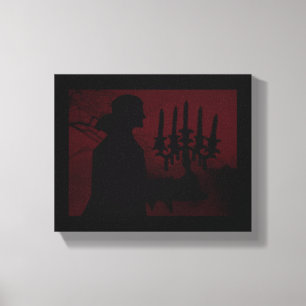 Walking Through the Village ~ Wrapped Canvas .75