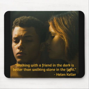 Walking together mouse pad