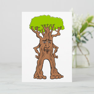 Walking Tree Character Fantasy Tree Creature Invitation