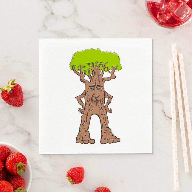 Walking Tree Character Fantasy Tree Creature Napkin (Creator Uploaded)