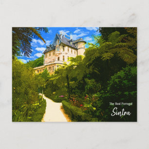 Walking up to Eden, Portugal  Postcard