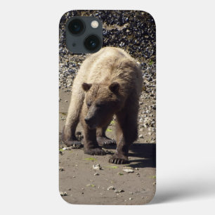 Walking Wild Grizzly Bear Wildlife Photo iPhone 13 Case