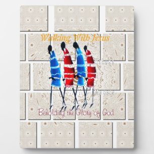 Walking With Jesus Hakuna Matata Inspired Beautifu Plaque