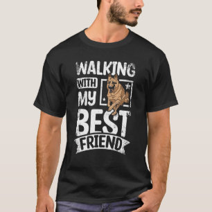 Walking with my best friend german shepherd T-Shirt