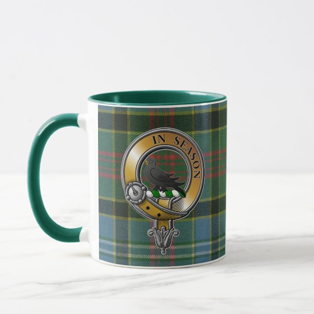 Walkinshaw Tartan & Badge Mug (Left)