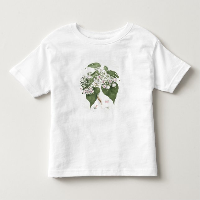 Walkuffa No.5 Dombeya torrida (w/c over graphite o Toddler T-Shirt (Front)