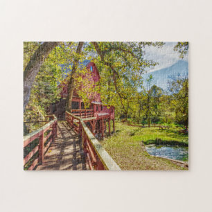 Walkway To Hodgson Mill Jigsaw Puzzle