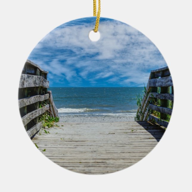 Walkway To Paradise Ornament (Front)