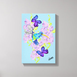 Wall Art ; Day with a Humming Bird