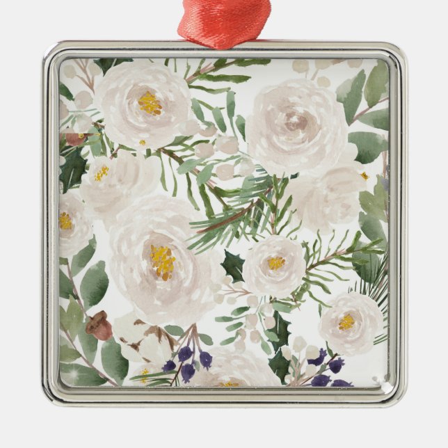 Wall Art Floral Metal Tree Decoration (Front)