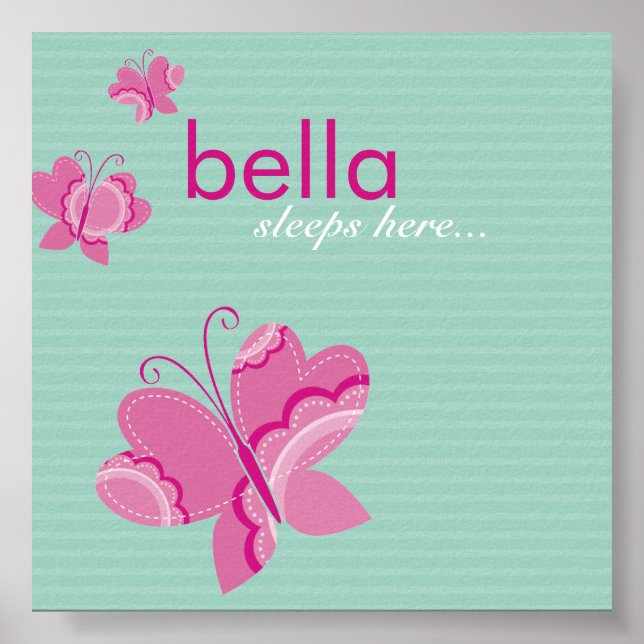 WALL ART :: flutterby butterfly 1 (Front)