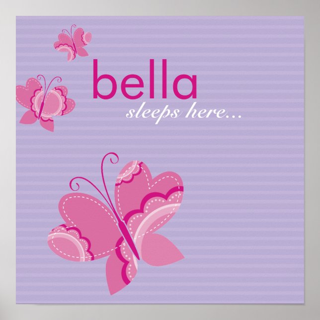 WALL ART :: flutterby butterfly 3 (Front)