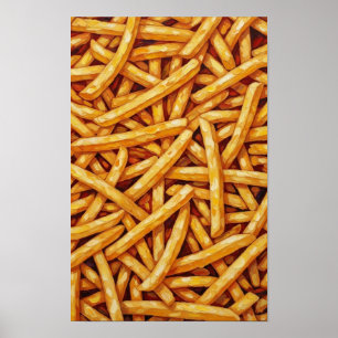 Wall art. French fries. Poster