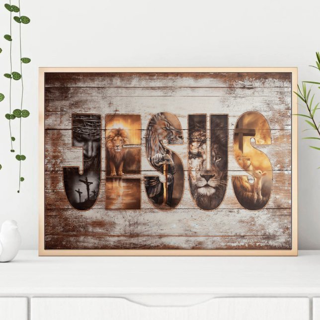 Wall Art, Holy Jesus Poster, Modern Wall Art (Creator Uploaded)