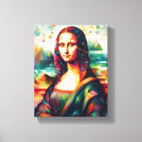 WALL ART Mona Lisa Portrait fine art Painting