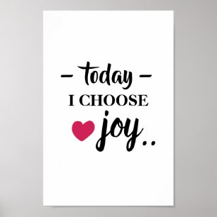 wall art motivational quote - joy
