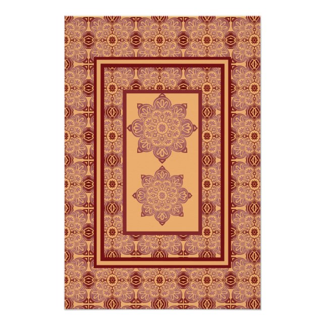  Wall Art Poster peach and mauve (Front)