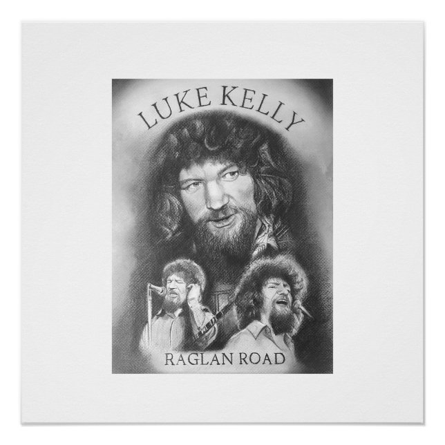 Wall Art Print of Luke Kelly (Front)
