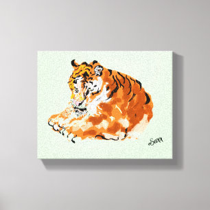 Wall Art : Tiger Waiting for it