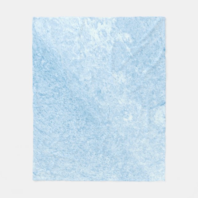 Wall blue design texture vintage fleece blanket (Front)