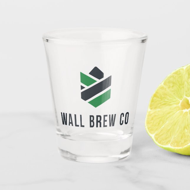 Wall Brew Co. Shot Glass (Front)